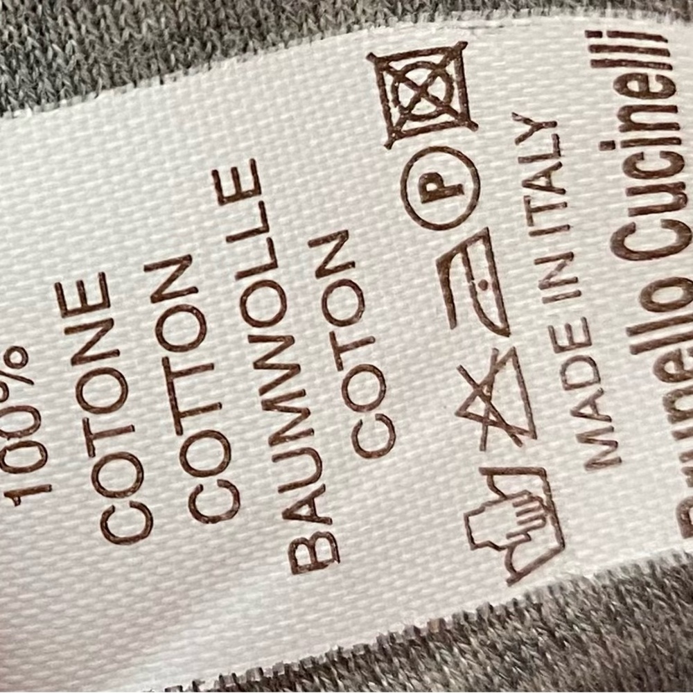 Brunello Cucinelli White Women's Jacket with Gray Hood S - Picture 10 of 11